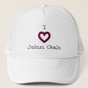 I Love John Galt Trucker Hat