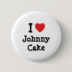 I love Johnny Cake heart T-Shirt 6 Cm Round Badge