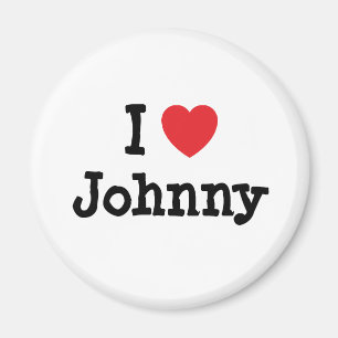 I love Johnny heart T-Shirt Magnet