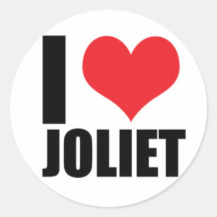 I love Joliet Classic Round Sticker