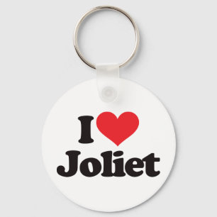 I Love Joliet Key Ring