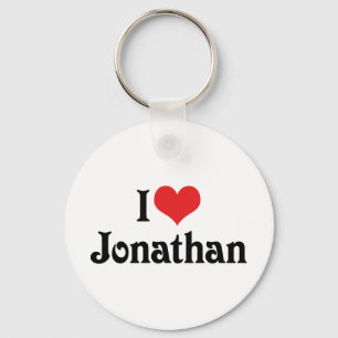 I Love Jonathan Key Ring