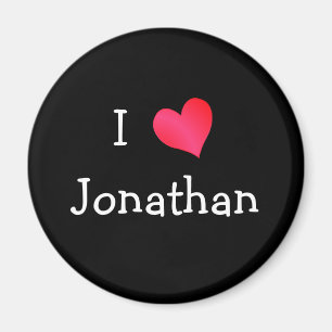I Love Jonathan Magnet
