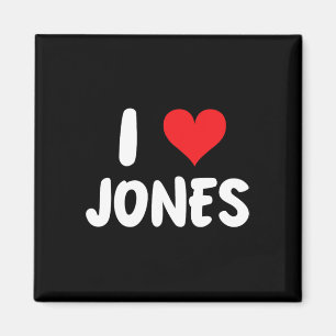 I Love Jones - Heart - Name  Magnet