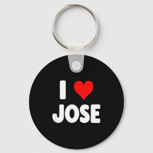 I Love Jose - Heart  Key Ring