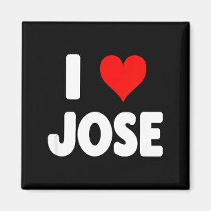 I Love Jose - Heart  Magnet