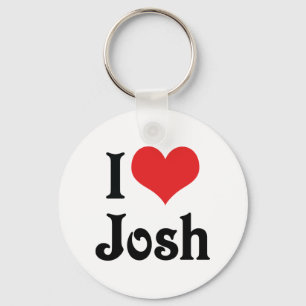 I Love Josh Key Ring