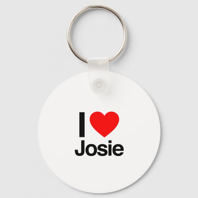 i love josie key ring (Front)