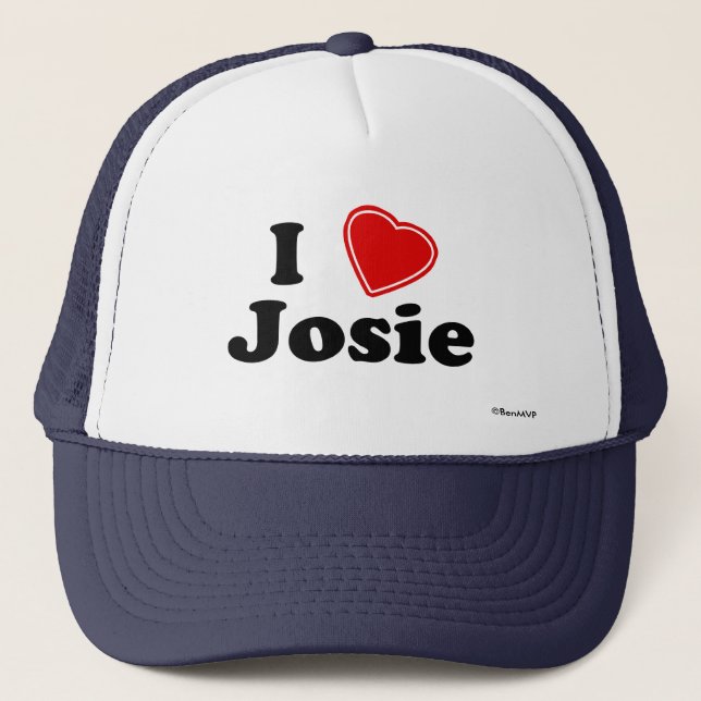 I Love Josie Trucker Hat (Front)