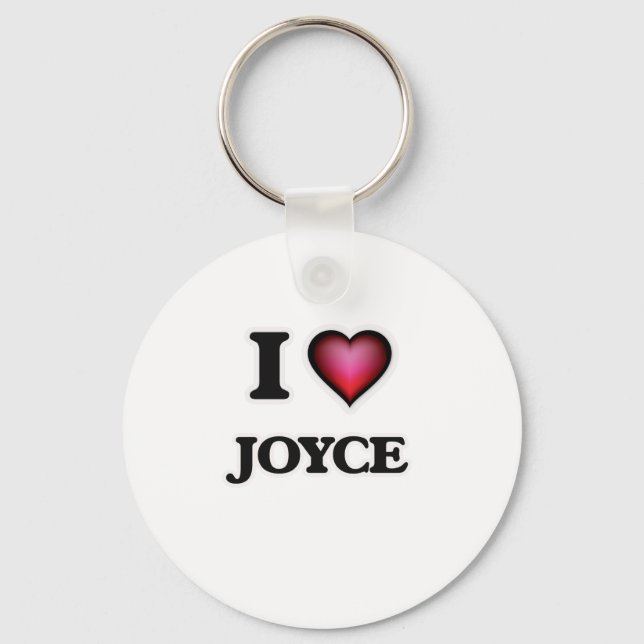 I Love Joyce Key Ring (Front)