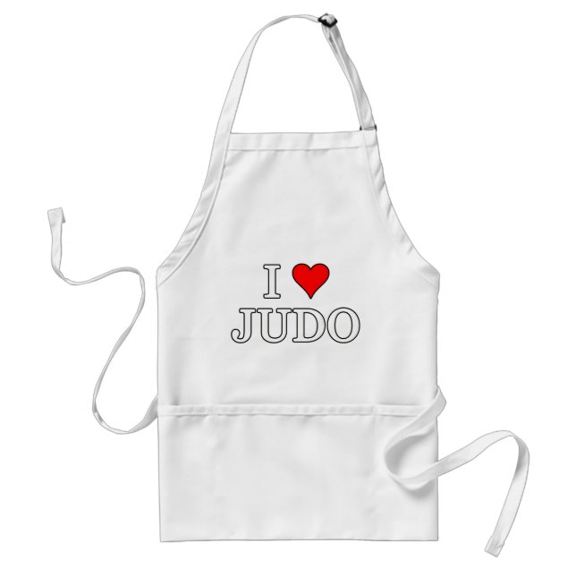 I Love Judo Standard Apron (Front)