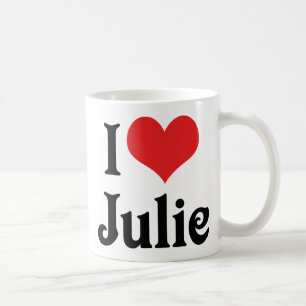 I Love Julie Coffee Mug