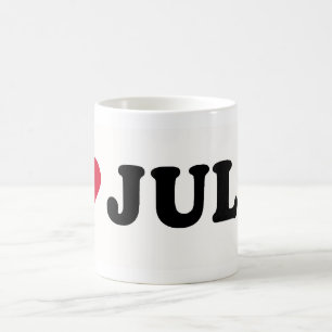 I LOVE JULIE COFFEE MUG
