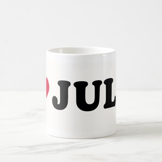 I LOVE JULIE COFFEE MUG (Center)