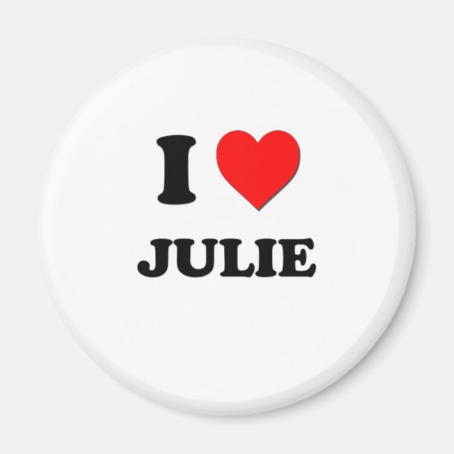I Love Julie Magnet (Front)