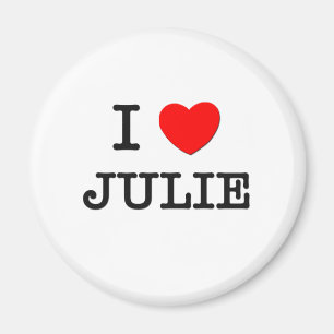 I Love Julie Magnet