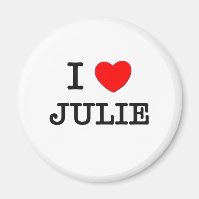 I Love Julie Magnet (Front)