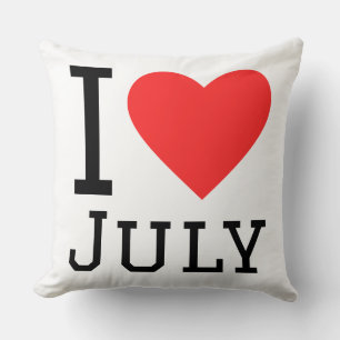 I love July Cushion