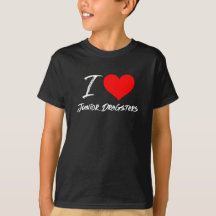 I Love Junior Dragsters Racing Heart