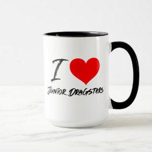 I Love Junior Dragsters Racing Junior Dragster Mug
