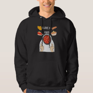 I Love K-Food Korean Food Lover Perfect For Gifts  Hoodie