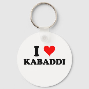 I Love Kabaddi Key Ring
