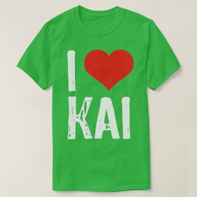 I Love Kai T-Shirt (Design Front)