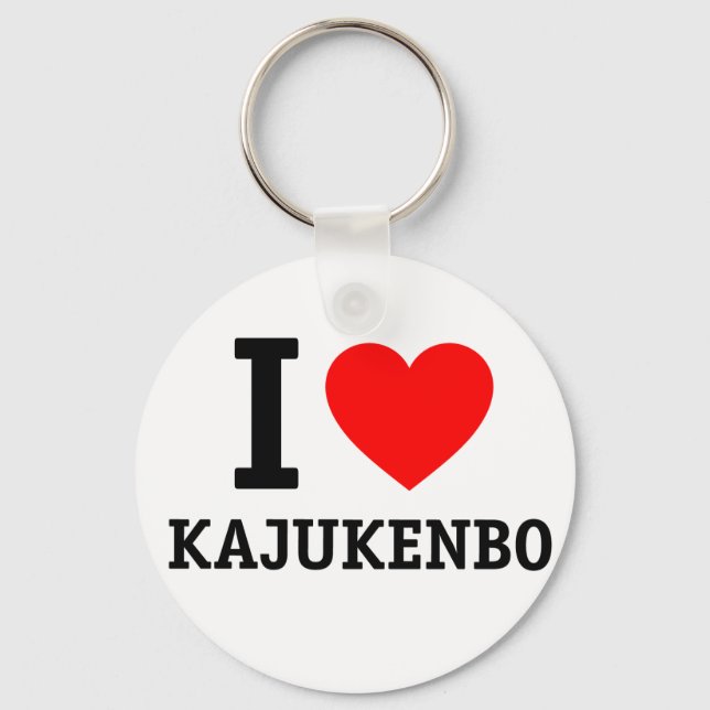 I Love Kajukenbo Key Ring (Front)