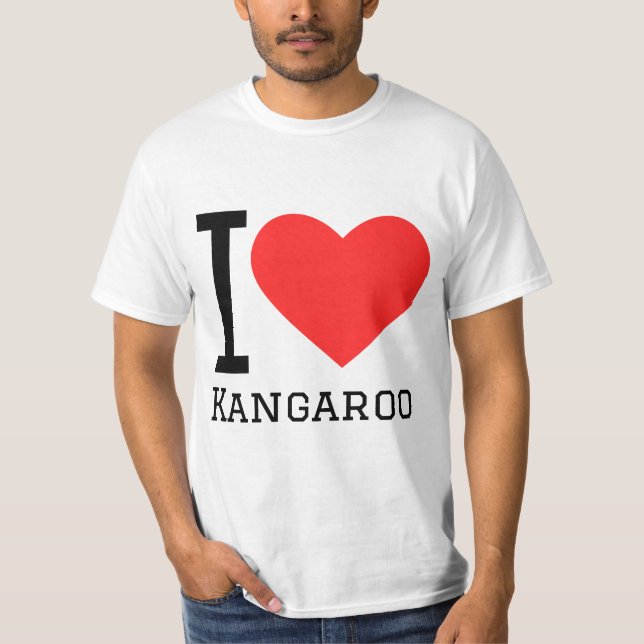 I love kangaroo  T-Shirt (Front)