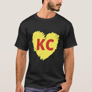 I Love Kansas City Fan Kc Football Sport Apparel T-Shirt