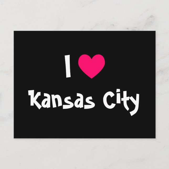 I Love Kansas City Postcard (Front)