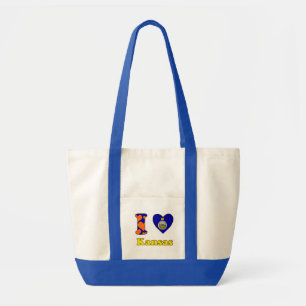 I love Kansas Tote Bag