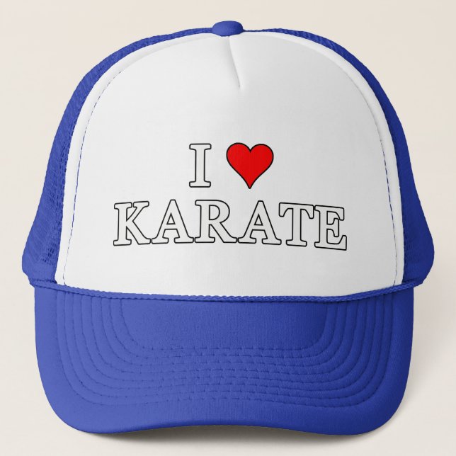 I Love Karate Hat (Front)