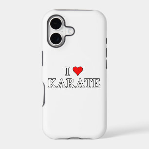 I Love Karate Phone Case