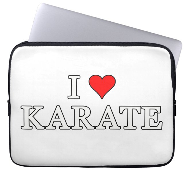 I Love Karate Sleeve (Front)