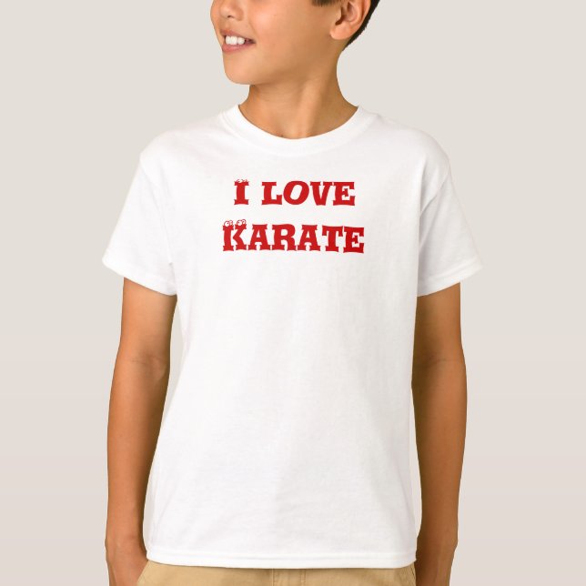 I love Karate T-Shirt (Front)