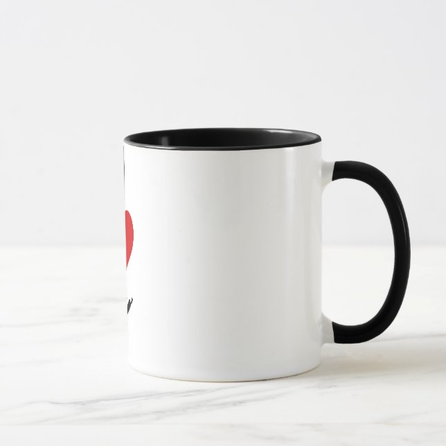 I Love Karate (Vertical) Mug (Right)