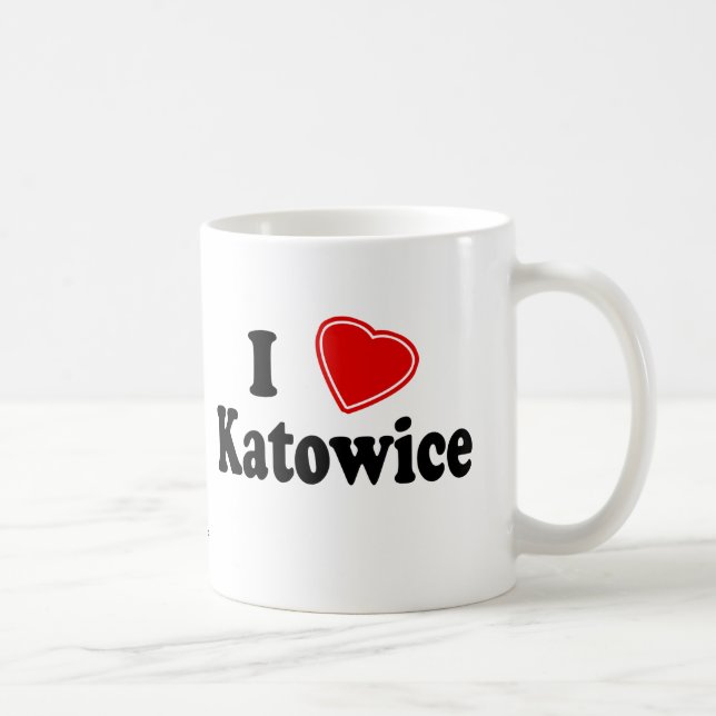 I Love Katowice Coffee Mug (Right)