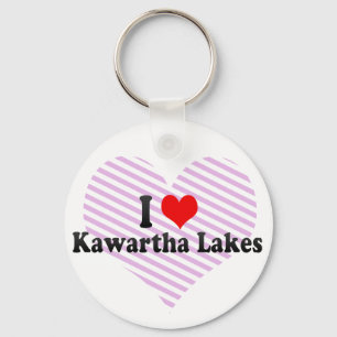 I Love Kawartha Lakes, Canada Key Ring