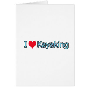 I Love Kayaking Logo