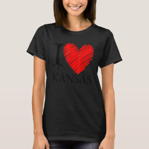 I Love Kc Kansas City Fans T-Shirt