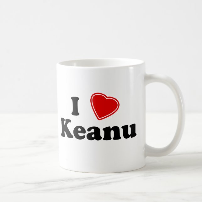 I Love Keanu Coffee Mug (Right)