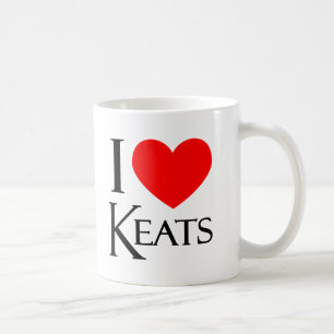 I Love Keats Coffee Mug