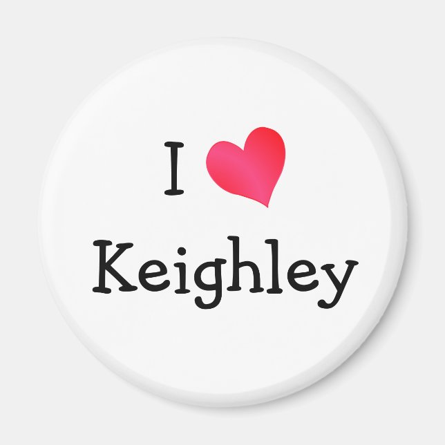 I Love Keighley Magnet (Front)