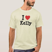 I love Kelly heart T-Shirt