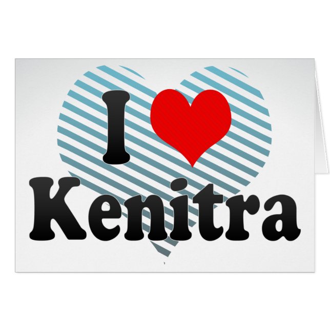 I Love Kenitra, Morocco (Front Horizontal)