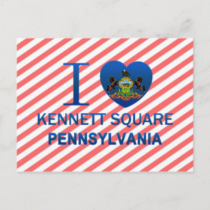 I Love Kennett Square, PA Postcard