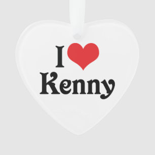 I Love Kenny Ornament