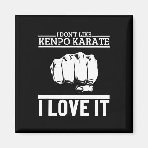 I Love Kenpo Karate Funny Proud American Kenpo  Magnet