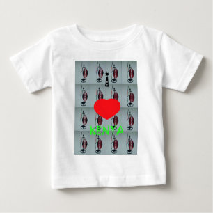 I Love Kenya Baby T-Shirt